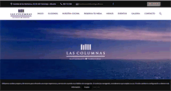 Desktop Screenshot of lascolumnasrestaurante.com